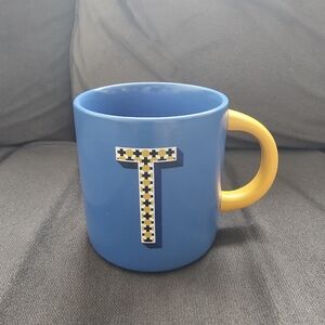 Indigo OUI Monogram "L" Mug ☕️